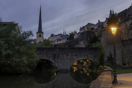 de stierchen brug in Luxemburg city