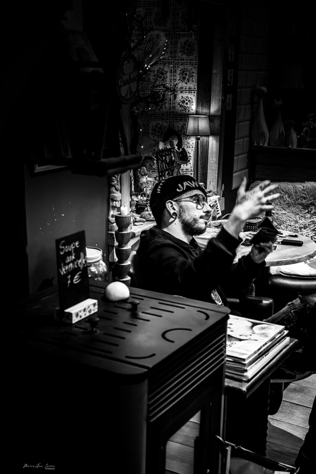 De kunstenaar aan het woord.