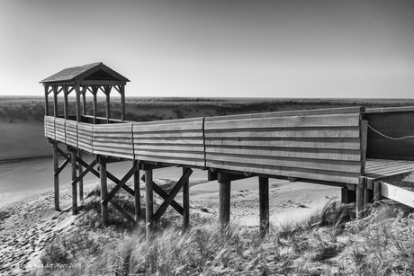 Uitkijk Petten zwart wit...