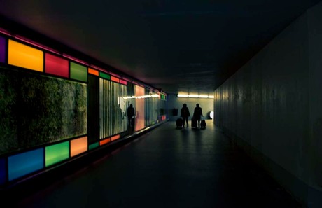 Reizigers tunnel