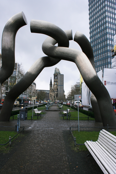 De Gedächteniskirche in West Berlijn