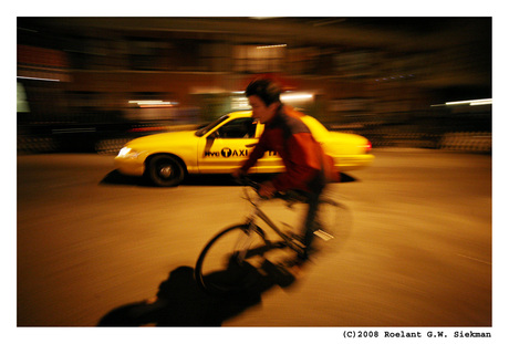 Fiets/Taxi in New York