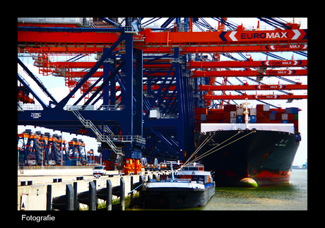 Container overslag Rotterdam