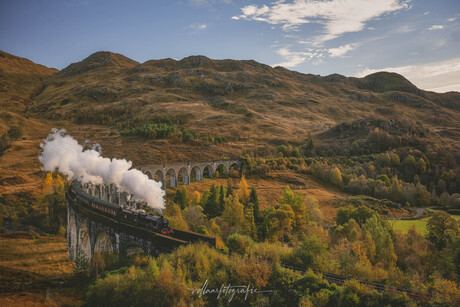 Harry Potter trein Glenfinnan Viaduct Schotland