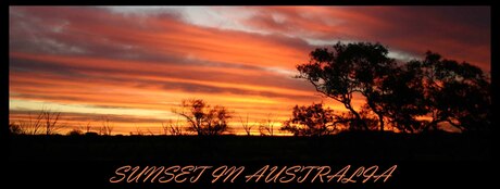 Sunset in Australia