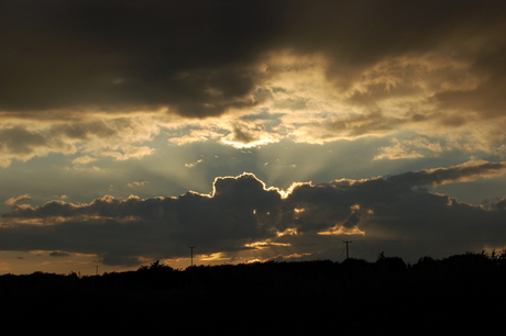 avond in Stone, Engeland