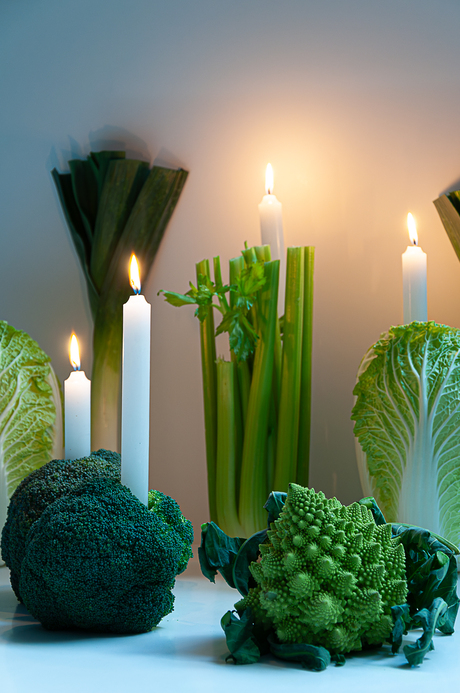 Sfeervolle groene groente 