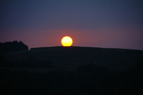 zonsondergang Blaimont