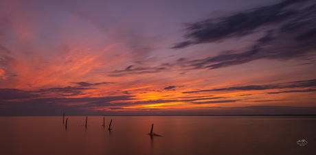 Sunset IJsselmeer