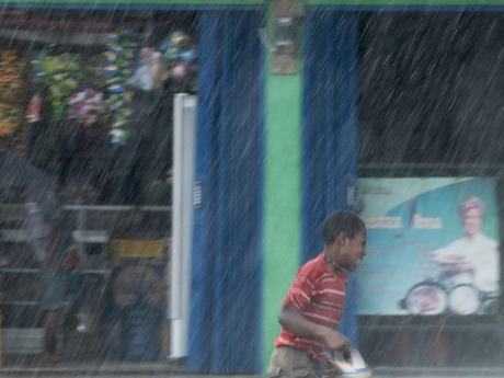Regen in Wamena