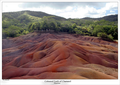 Coloured earth of Chamarel