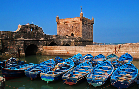 Vissersbootjes Essaouira 2 (Marokko)