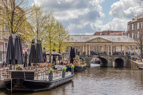 De Vismarkt in Leiden