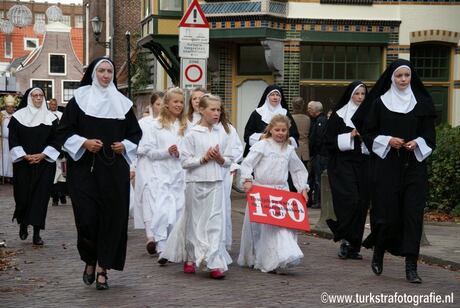 gezellig wandelen met de nonnen