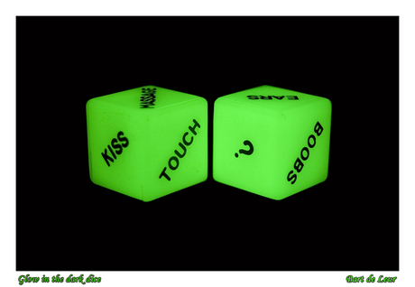 Glow in the dark dice