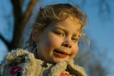 Amber op de kinderboerderij