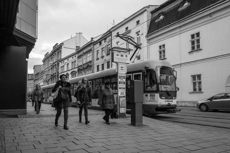 Straatbeeld Olomouc