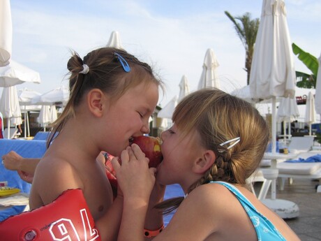 Snoep verstandig, eet een appel!