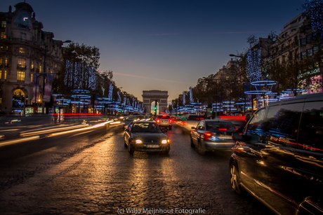 Avenue Champ Elysees Parijs