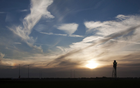 Sunset @ Schiphol