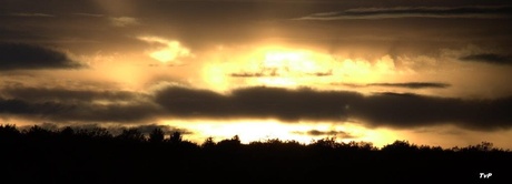 Zonsondergang in de Ardennen