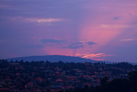 Sunset in Kigali