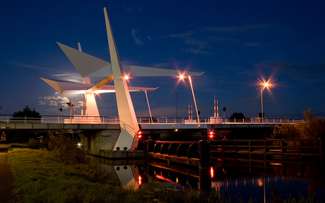 Verlichte Brug bij Hoogkerk