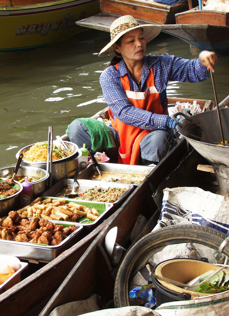 drijvende markt Bangkok