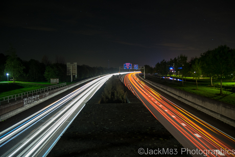 Highway by night