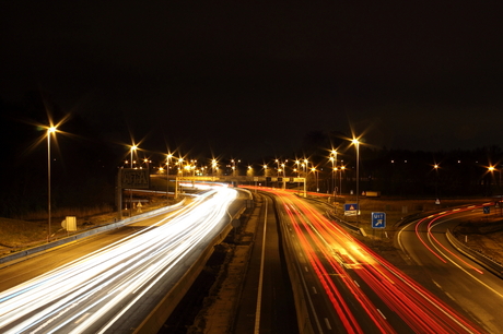 de A1 bij Bussum