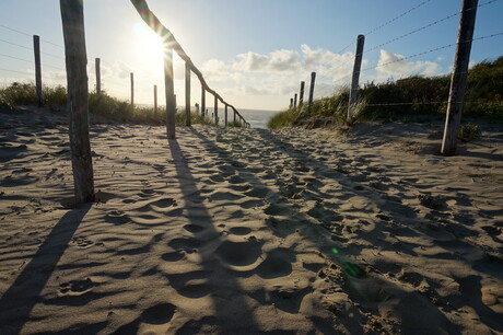 De weg naar zee