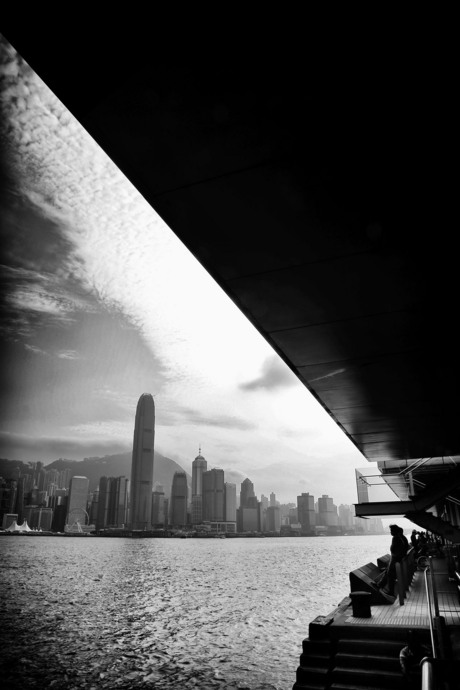 Silhouette @ Avenue of stars Hong Kong