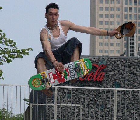 Skateboarder.