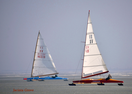 IJszeilers op de Gouwzee