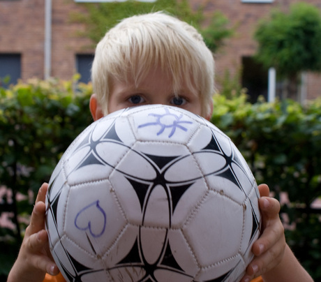 Kom je voetballen papa