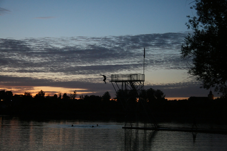 nachtbraker te water