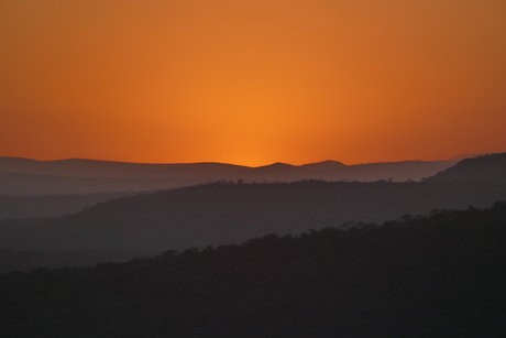Zonsondergang Zuid-Afrika