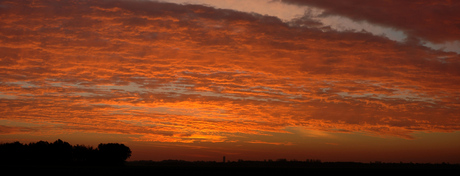 Zonsopkomst in de Noordoostpolder