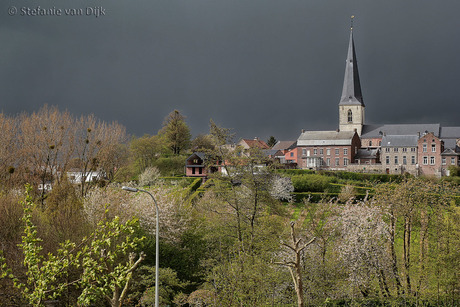 Hagel in de lucht