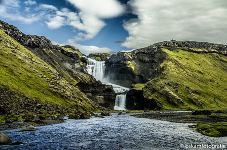 waterval bij vuurkloof Eldgja