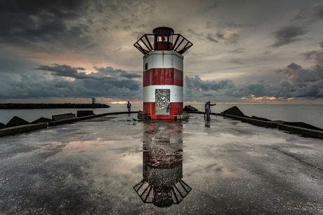 Vuurtoren bij Scheveningen