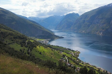 Aurlandfjord Noorwegen