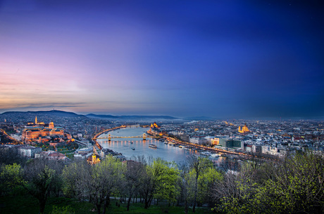 Budapest by night