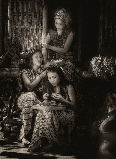 Three Bali Girls