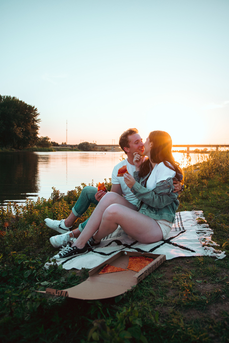 Coupleshoot aan de Ijssel