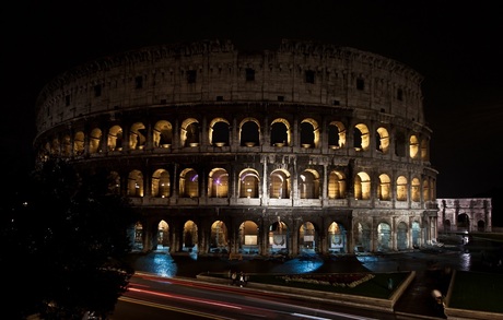 Colosseum by night