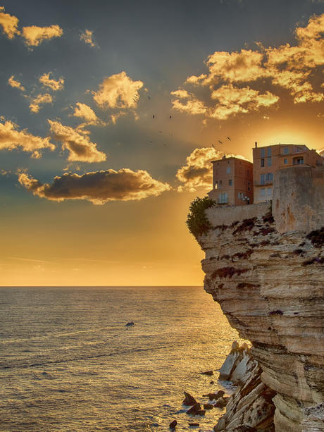 Bonifacio tijdens het gouden uur