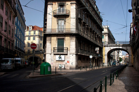 straatbeeld Lissabon