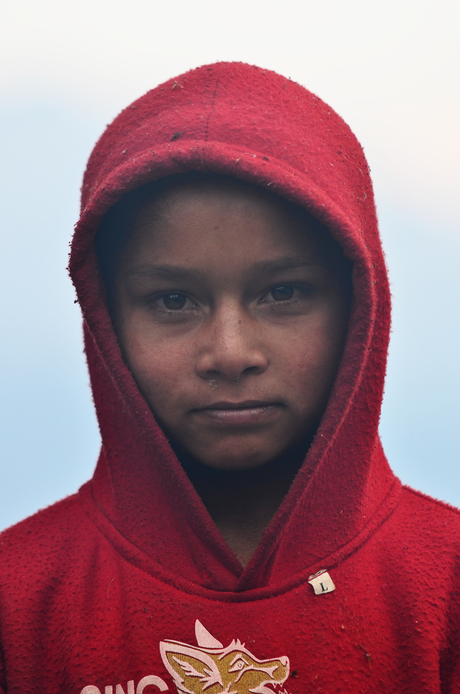 Sebas, a boy from Nepal