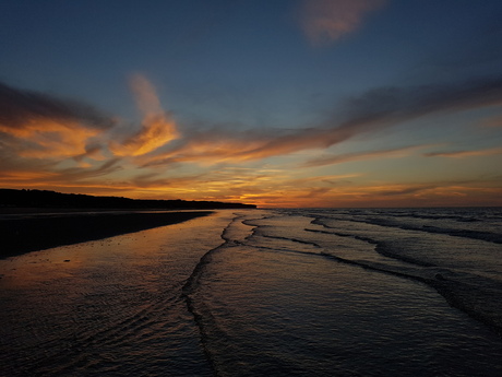 Sunset Omaha Beach - Normandië